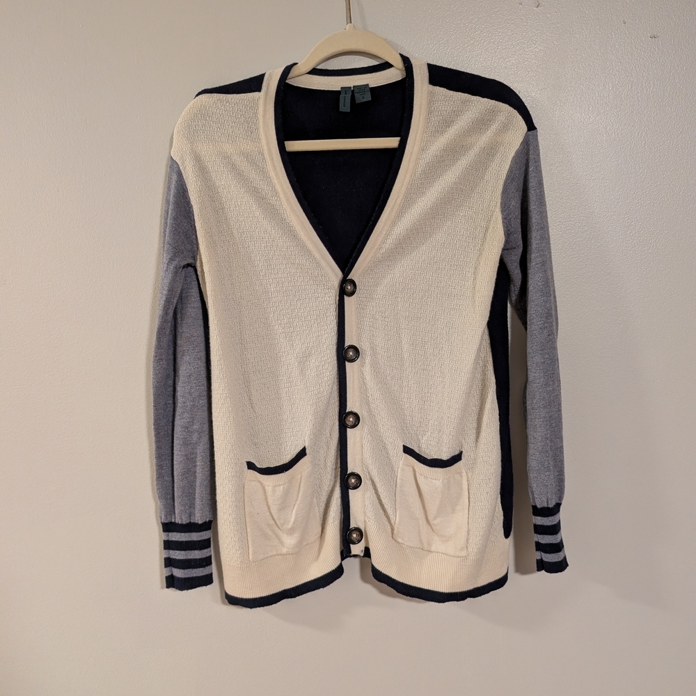 Left If Centere Anthropologie Cardigan Sweater Size s